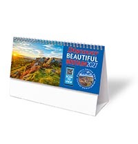 Discover Beautiful Britain Desk Calendar