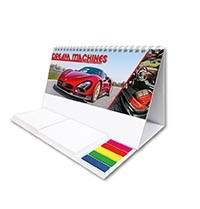 Dream Machines Note Station Desk Calendar