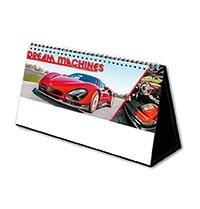 Dream Machines Premium Lined Easel Desk Calendar