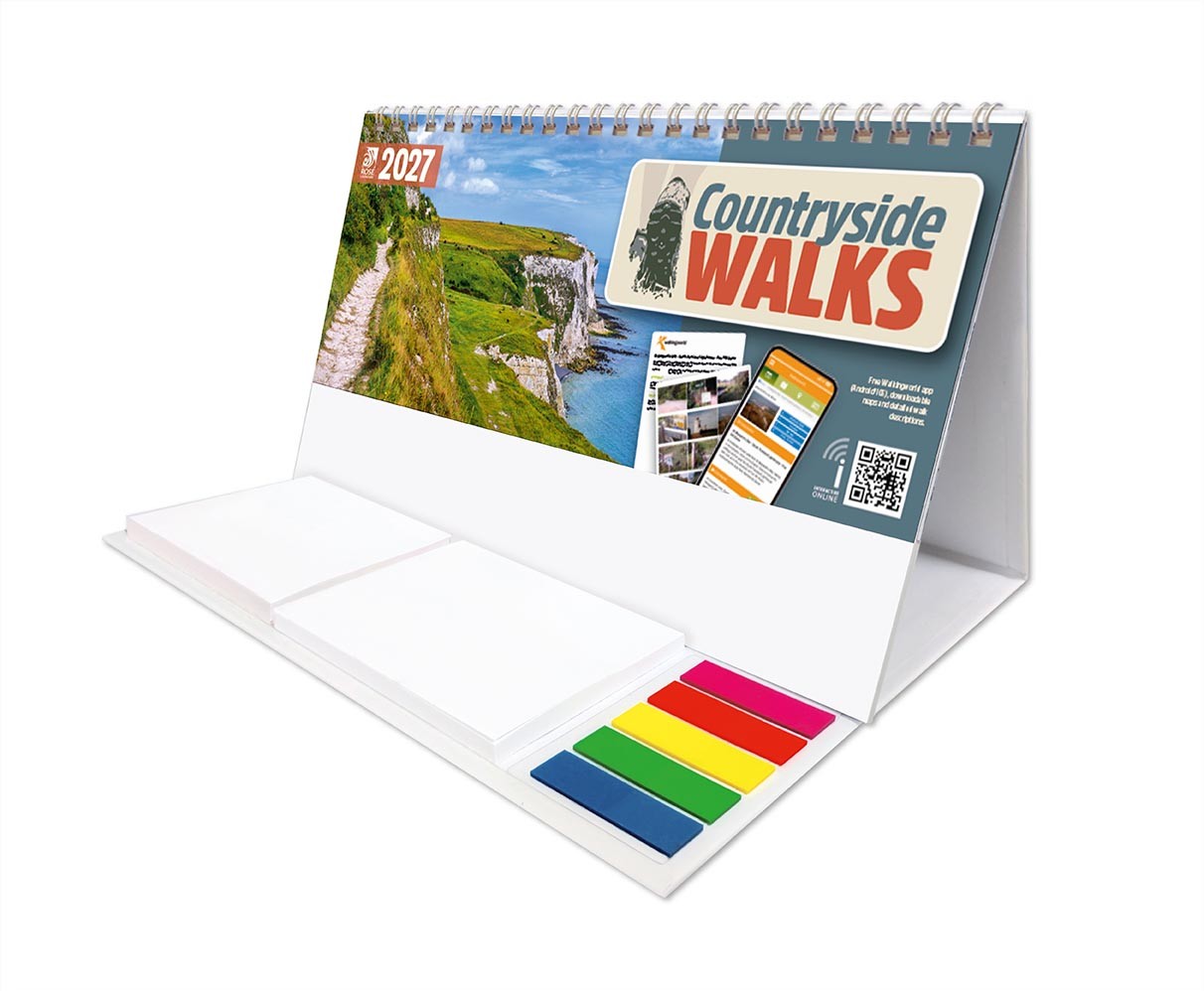 Countryside Walks Note Station Desk Calendar