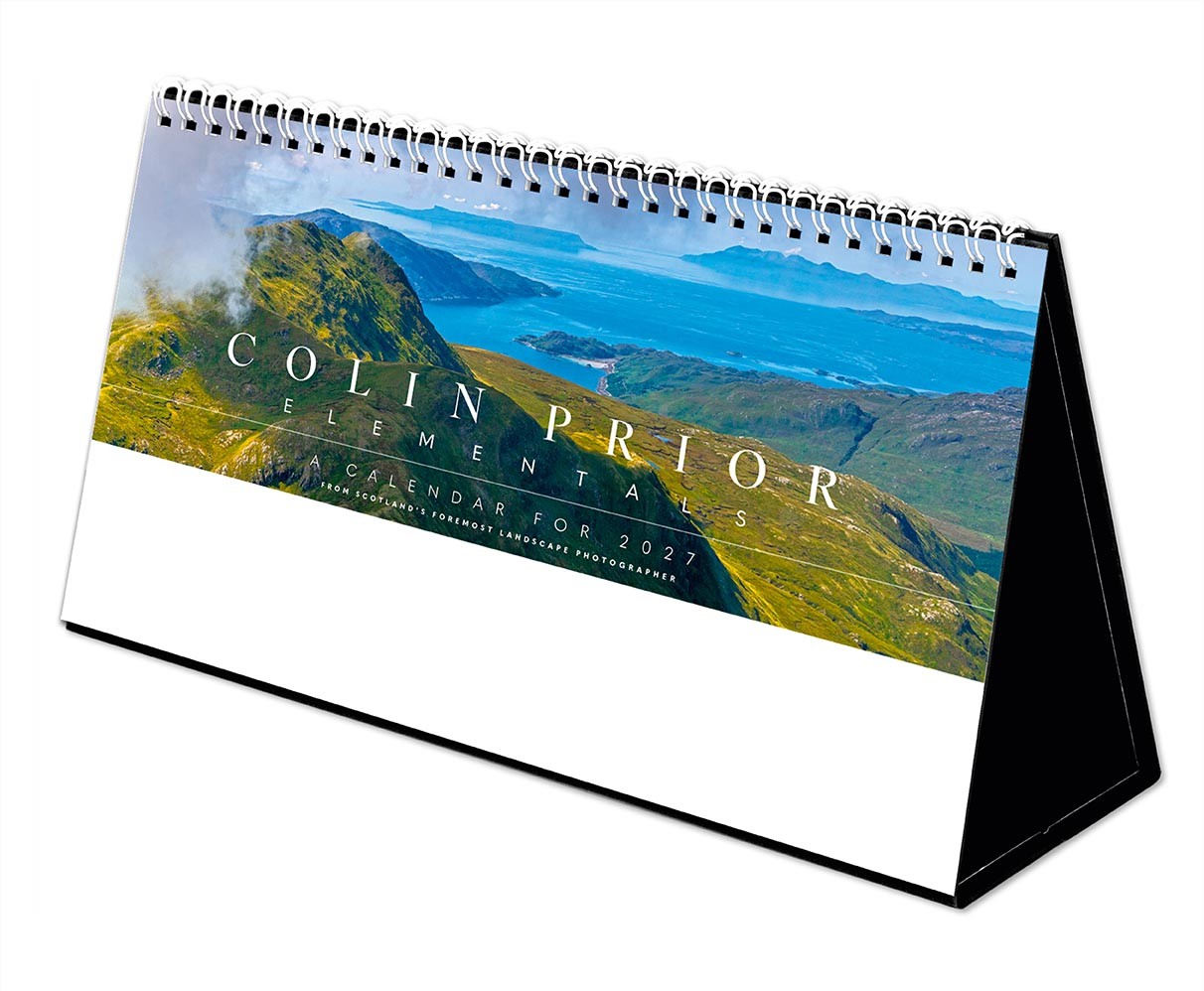 Colin Prior Elementals Premium Lined Easel Desk Calendar