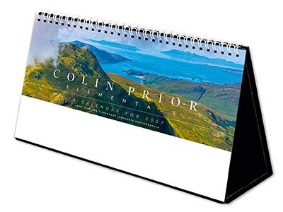 Colin Prior Elementals Premium Lined Easel Desk Calendar