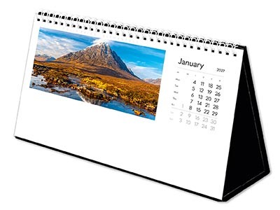 Colin Prior Elementals Premium Lined Easel Desk Calendar