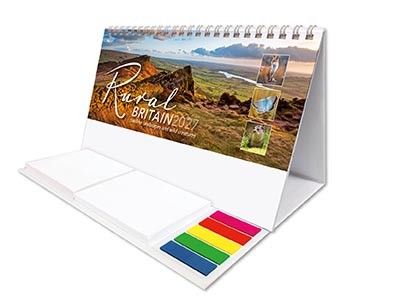 Rural Britain Note Station Desk Calendar 