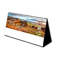 Rural Britain Premium Lined Easel Desk Calendar