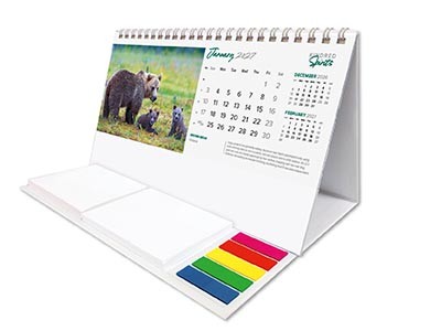 Kindred Spirits Note Station Desk Calendar