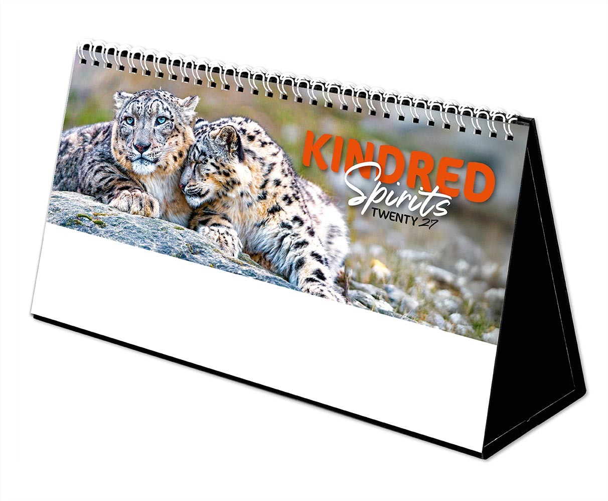 Kindred Spirits Premium Lined Easel Desk Calendar