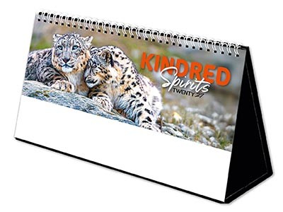 Kindred Spirits Premium Lined Easel Desk Calendar