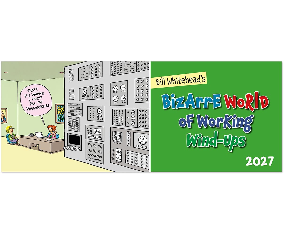 Bizarre World of Working Wind-Ups Desk Calendar