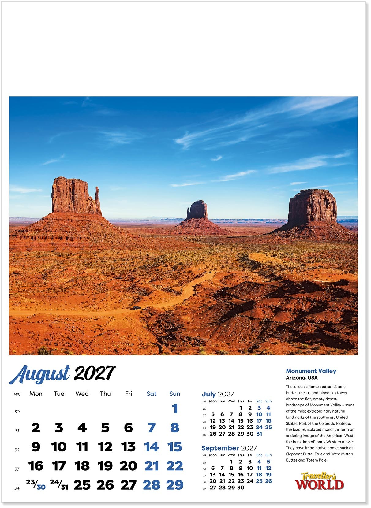 Traveller's World Calendar