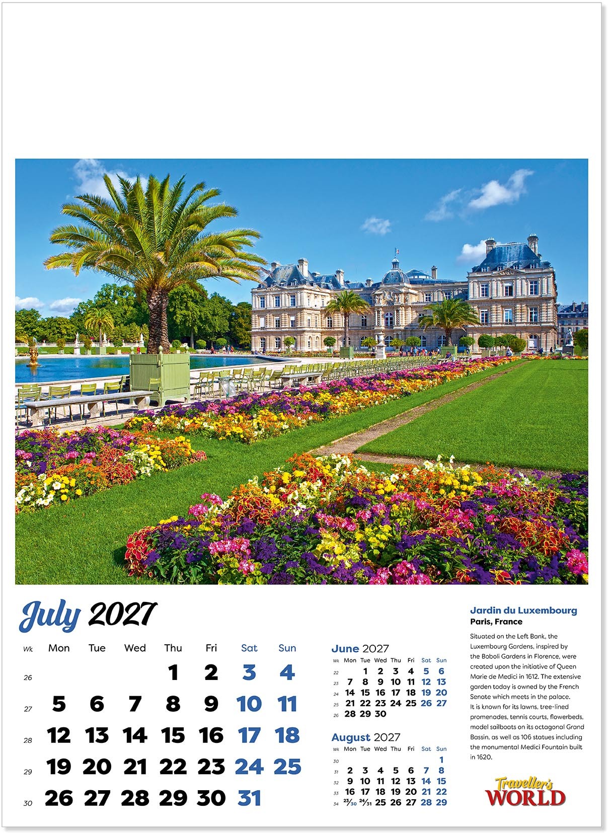 Traveller's World Calendar