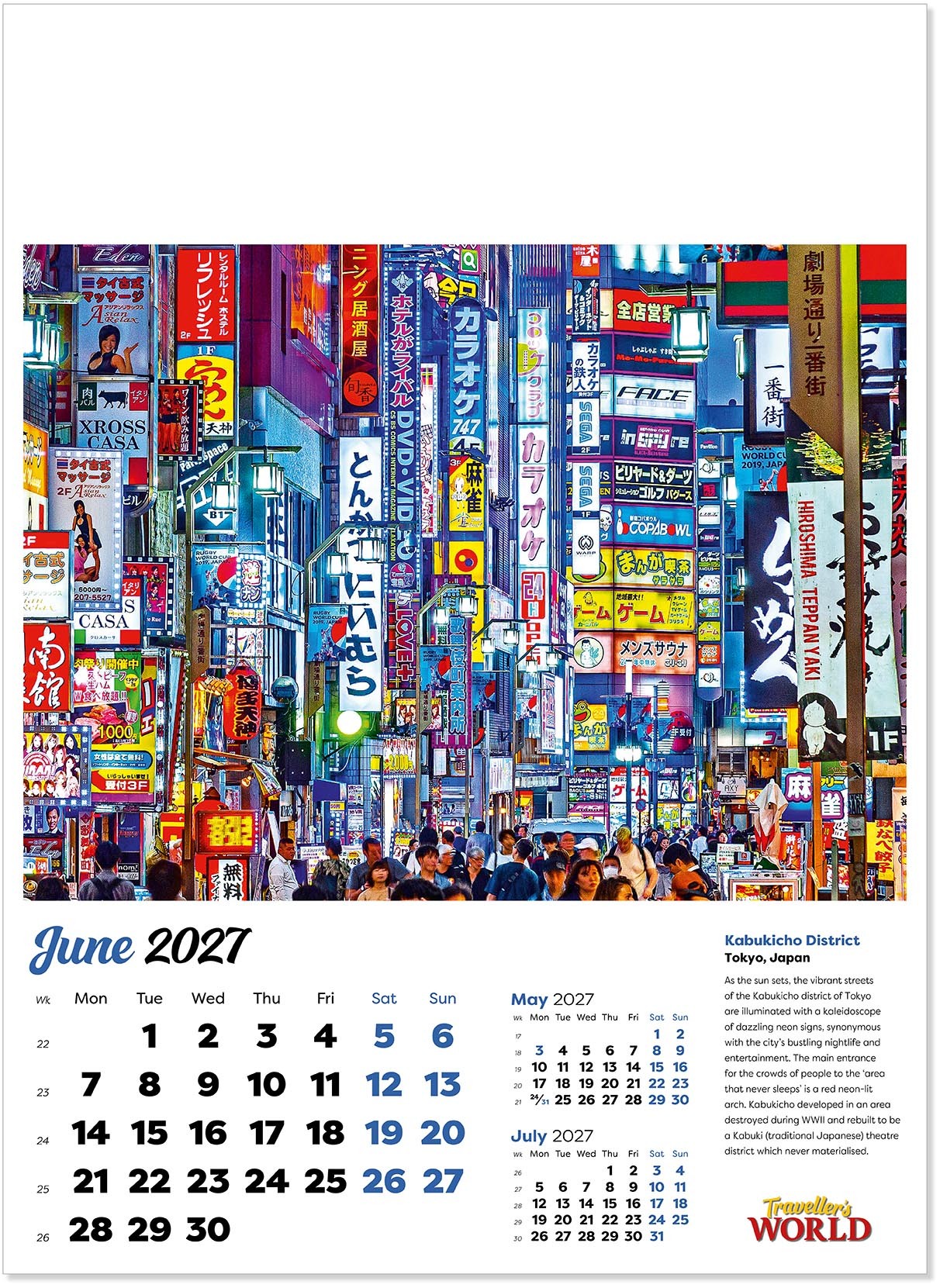 Traveller's World Calendar