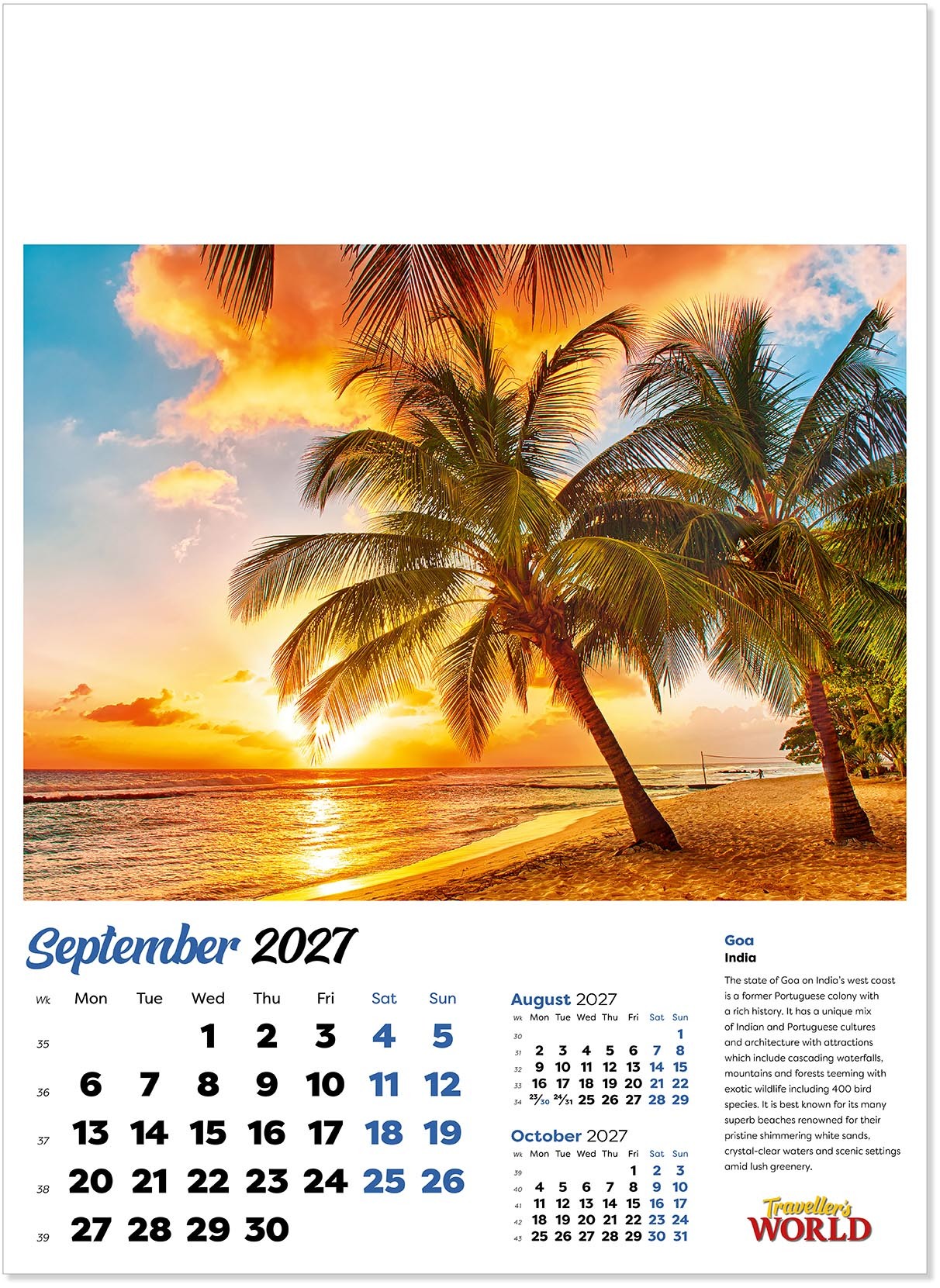 Traveller's World Calendar