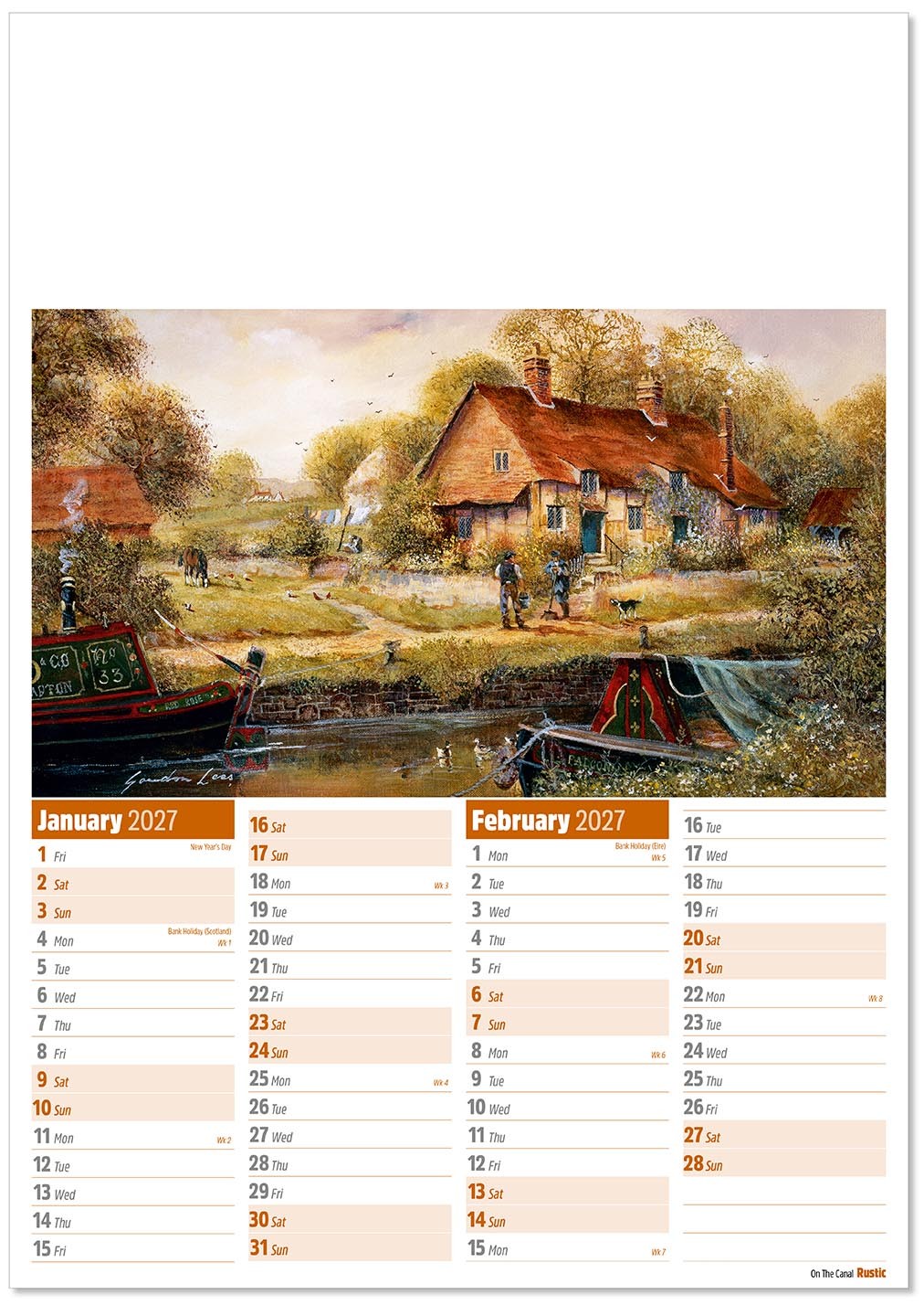 Rustic Calendar