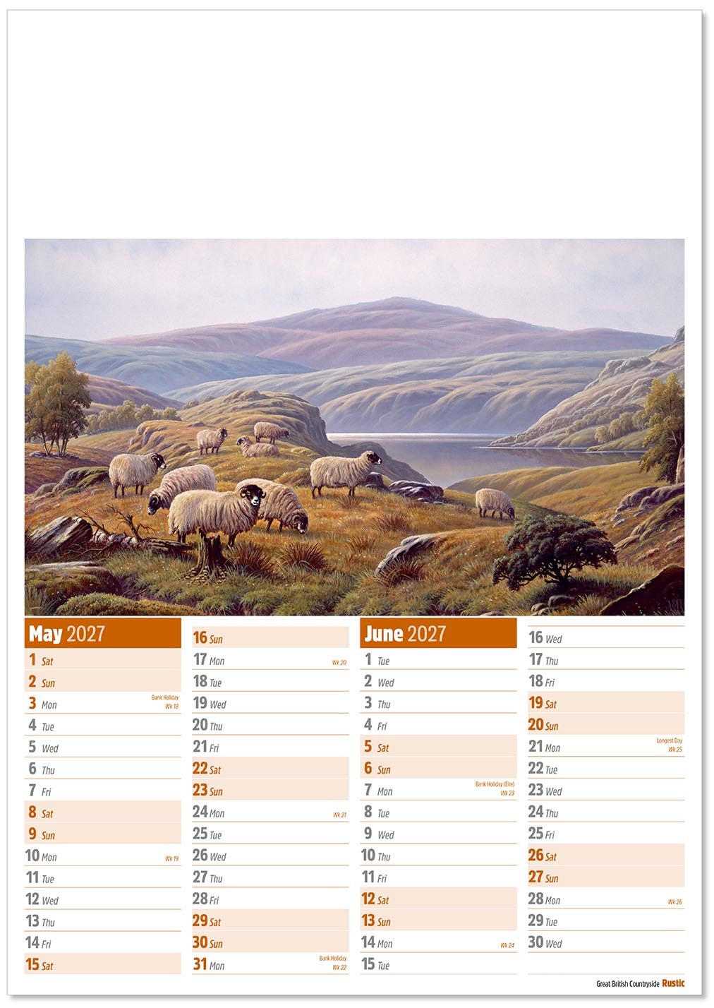 Rustic Calendar