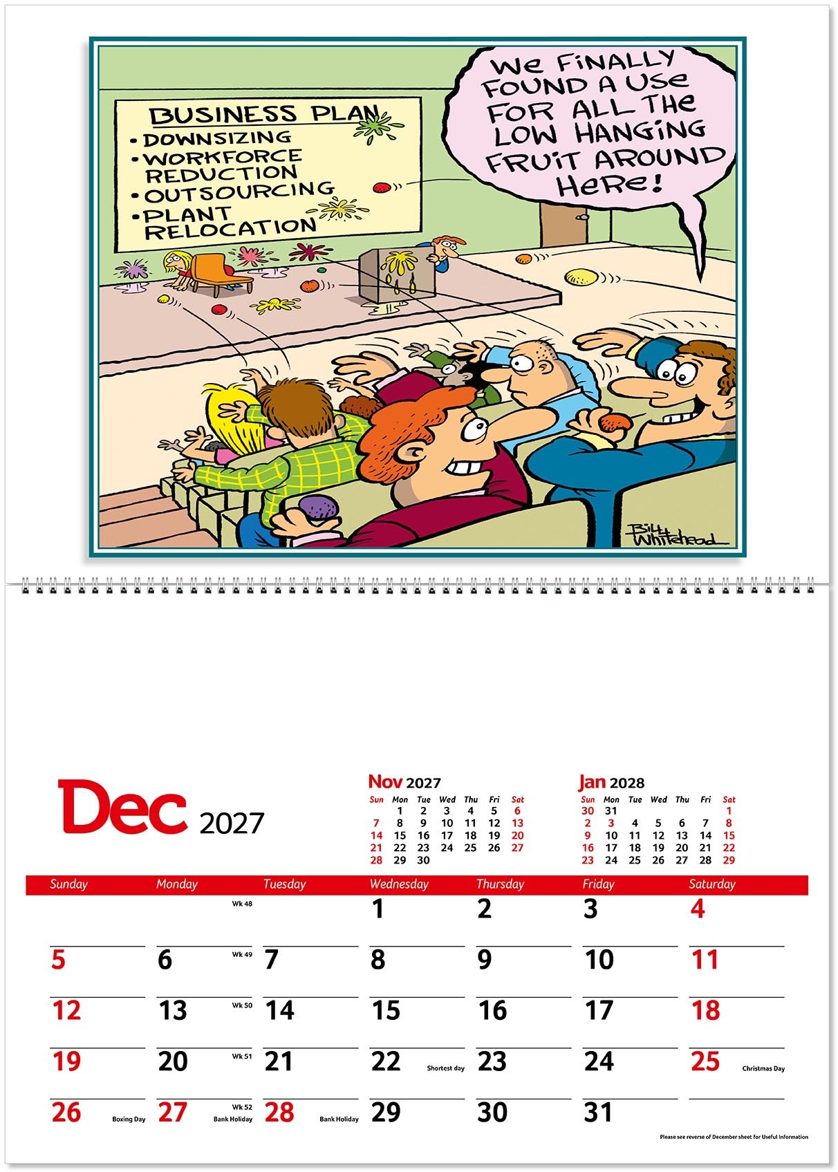 Working Wind-Ups Postage Saver Calendar