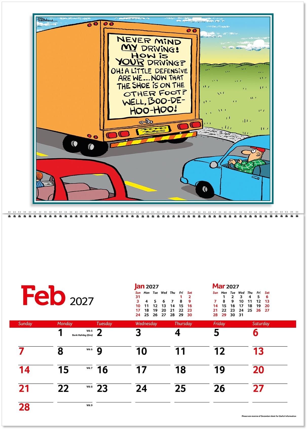 Working Wind-Ups Postage Saver Calendar