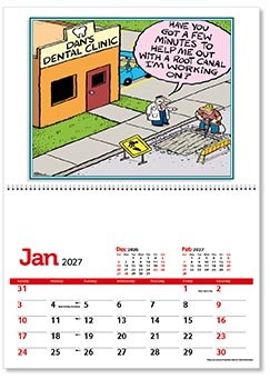 Working Wind-Ups Postage Saver Calendar