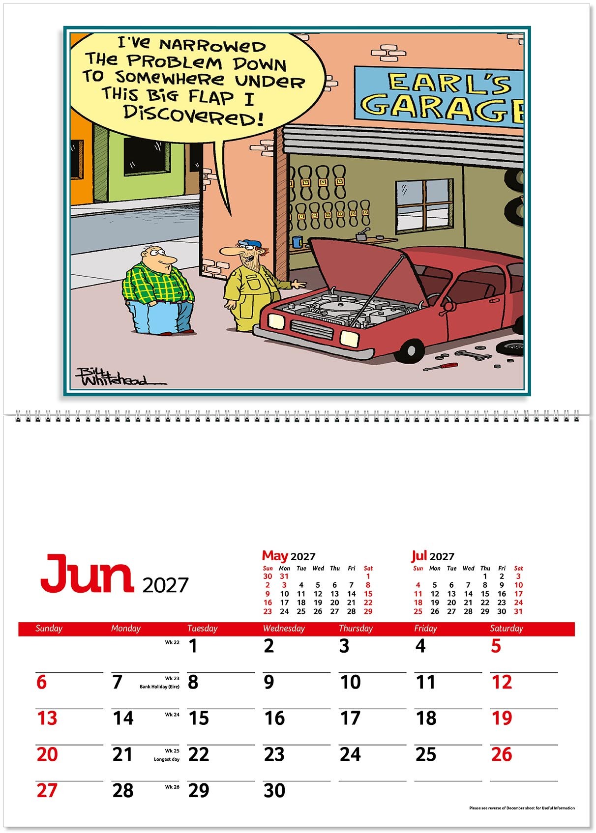 Working Wind-Ups Postage Saver Calendar