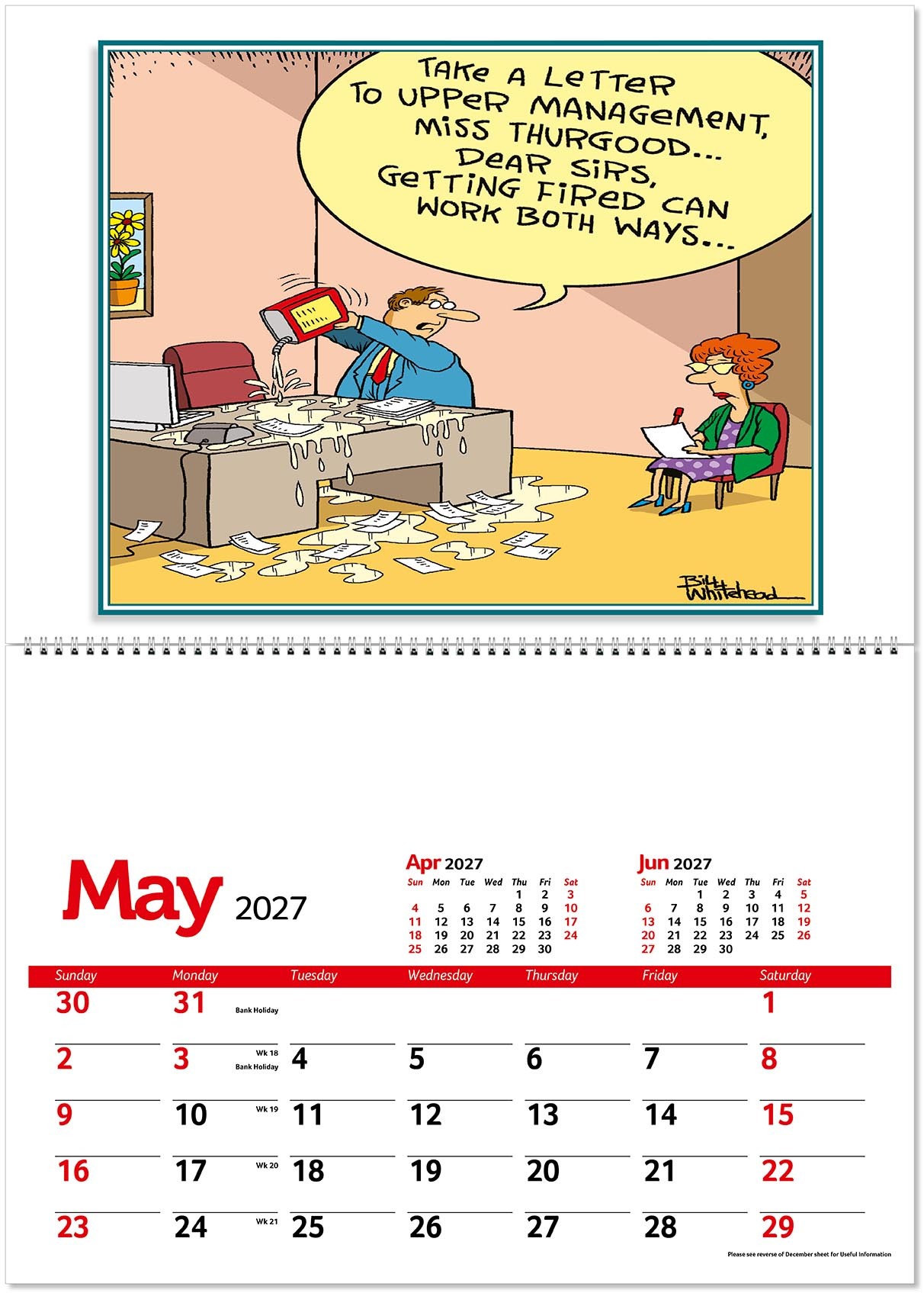 Working Wind-Ups Postage Saver Calendar