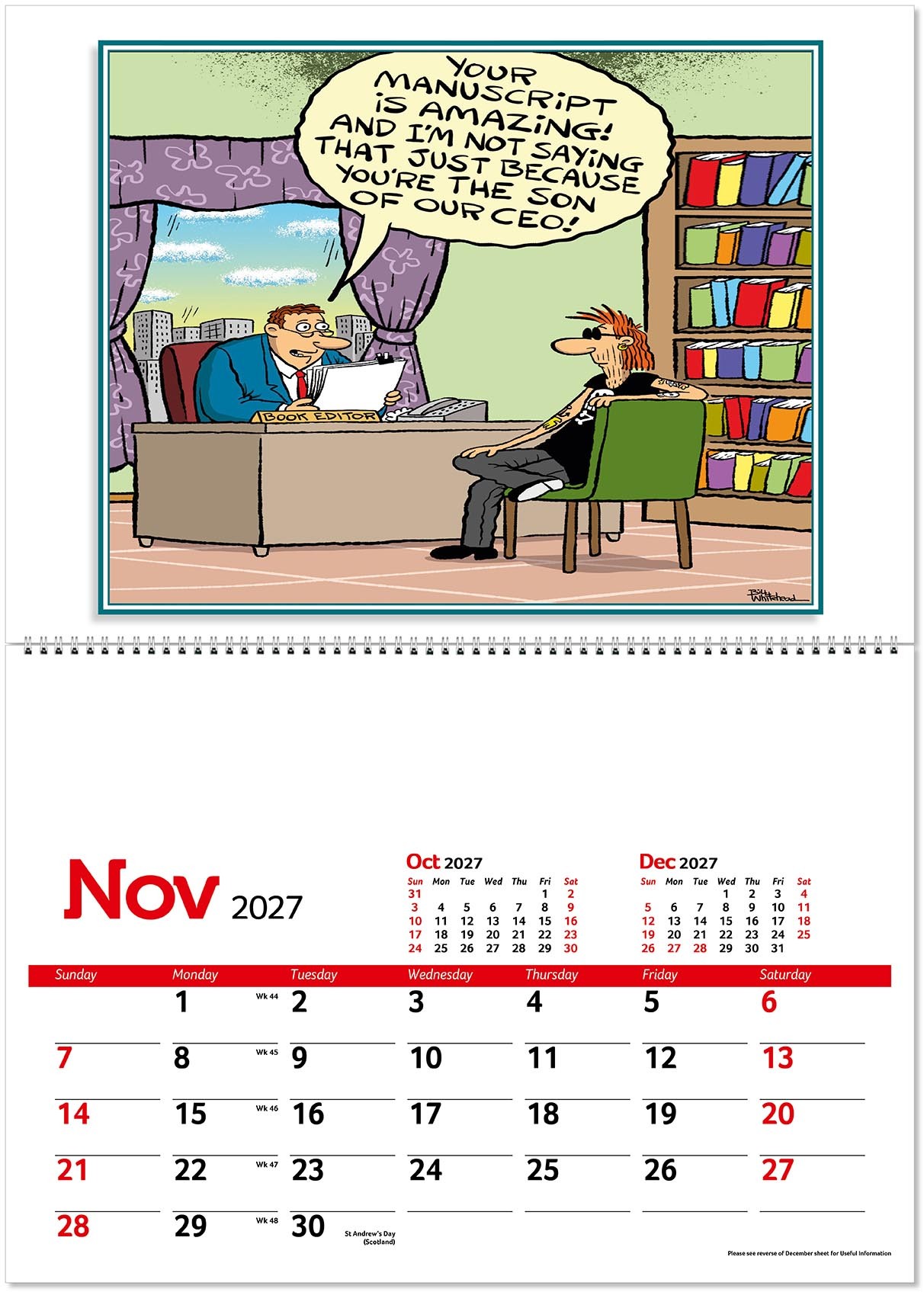 Working Wind-Ups Postage Saver Calendar