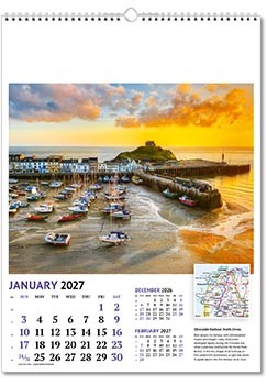 Beautiful Britain Wall Calendar
