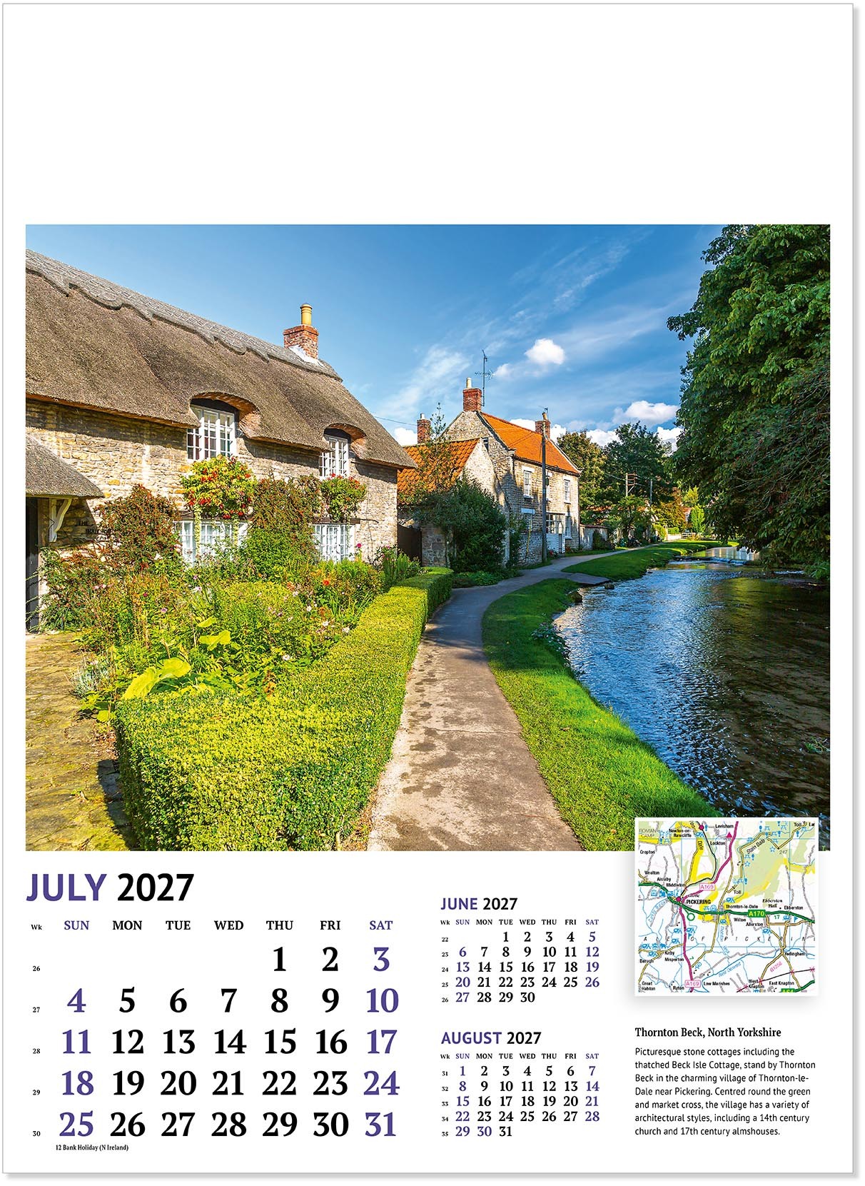 Beautiful Britain Wall Calendar