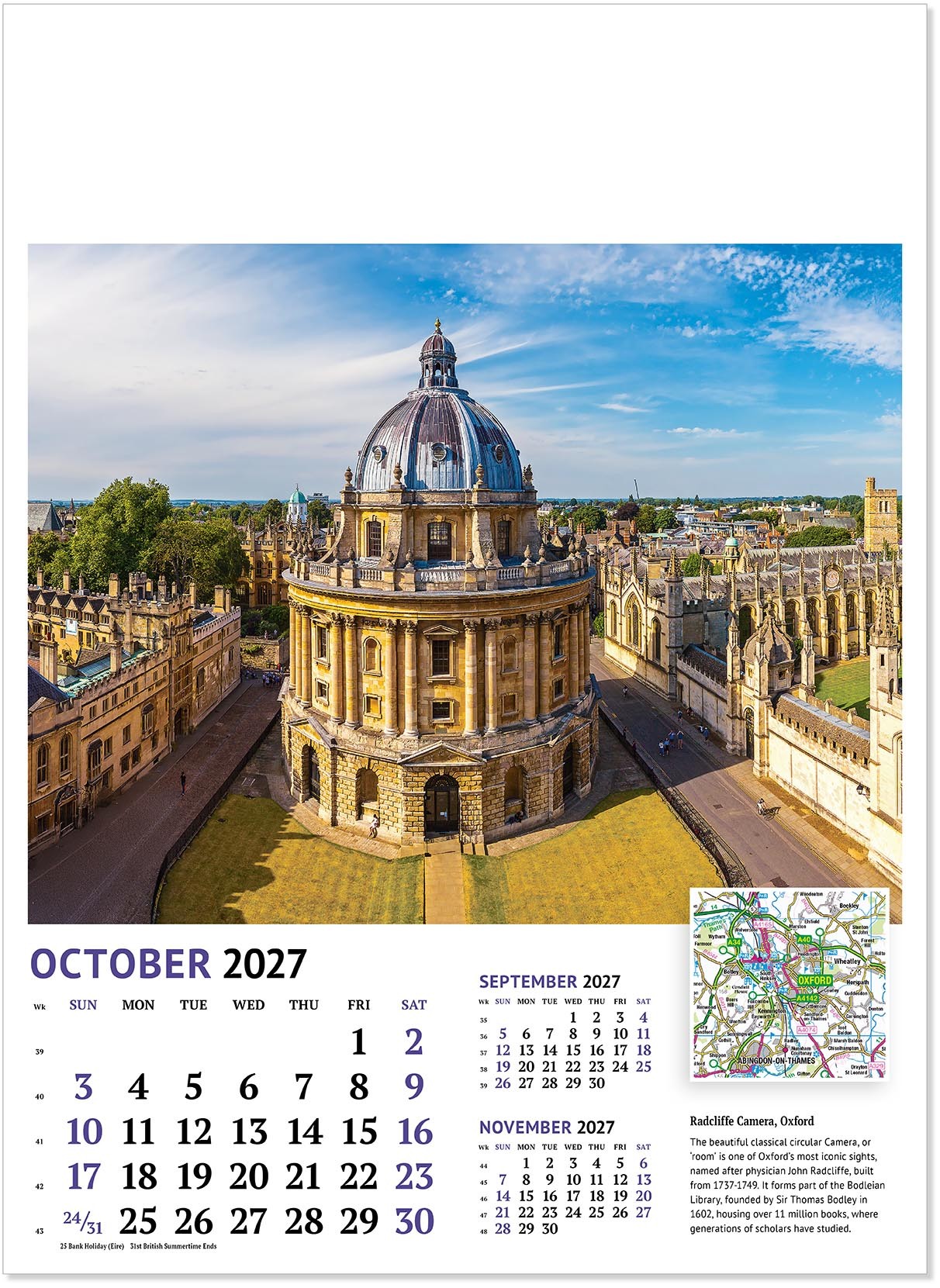 Beautiful Britain Wall Calendar