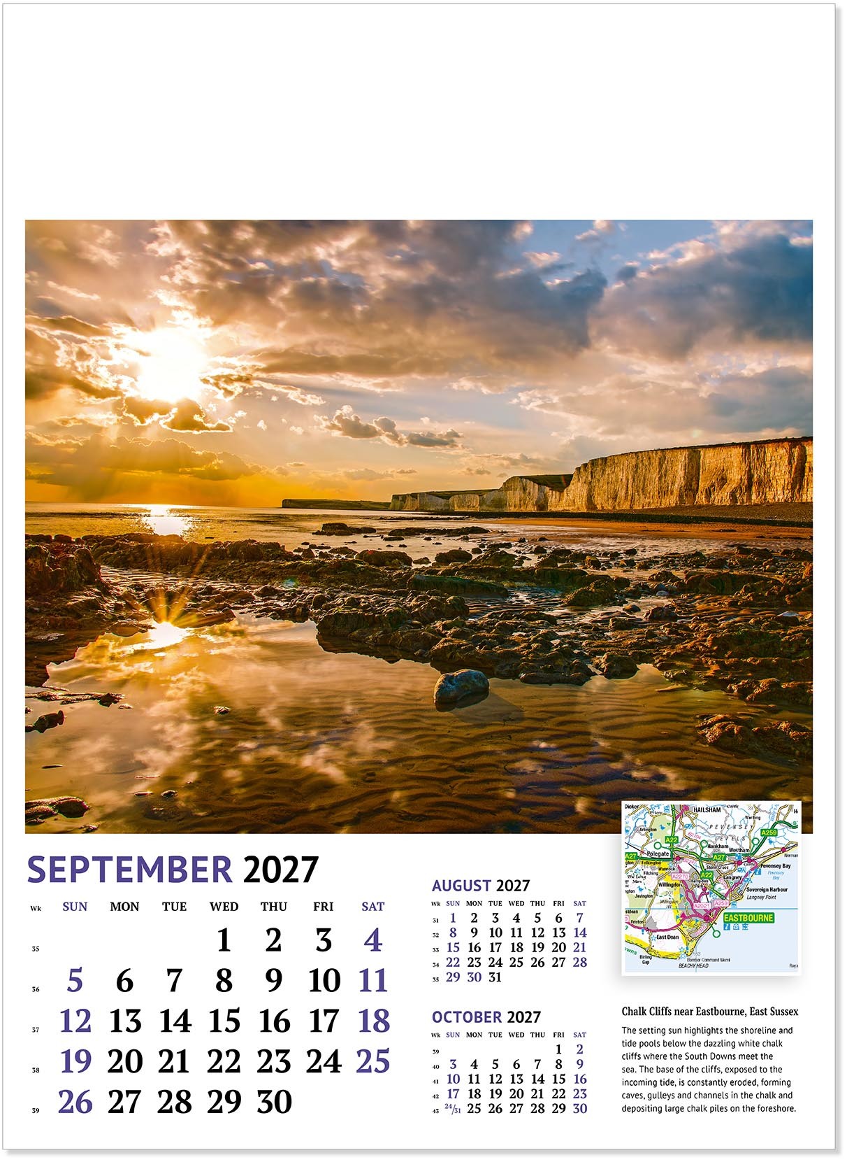 Beautiful Britain Wall Calendar