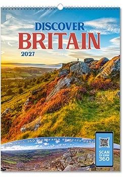 Discover Britain Wall Calendar