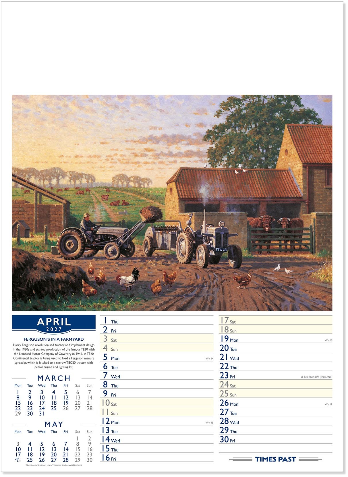 Times Past Calendar