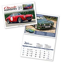 Classic Marques Past and Present Postage Saver Calendar