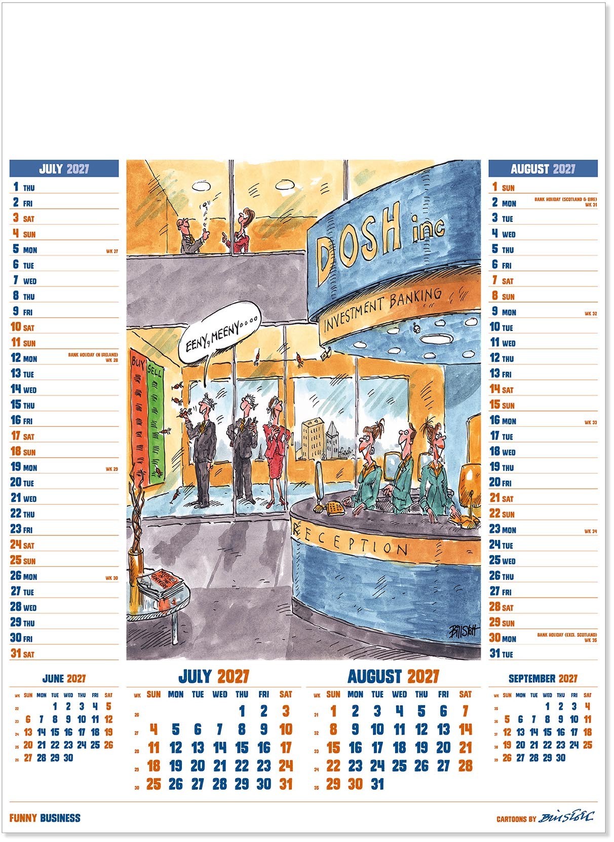 Funny Business Calendar