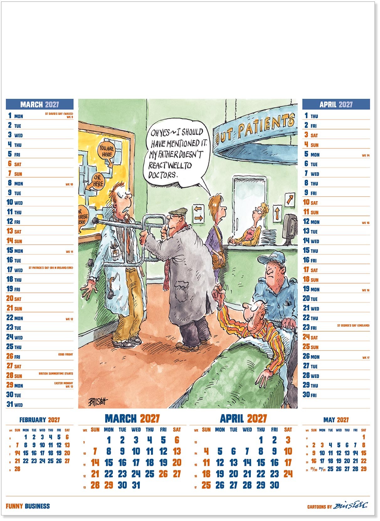 Funny Business Calendar