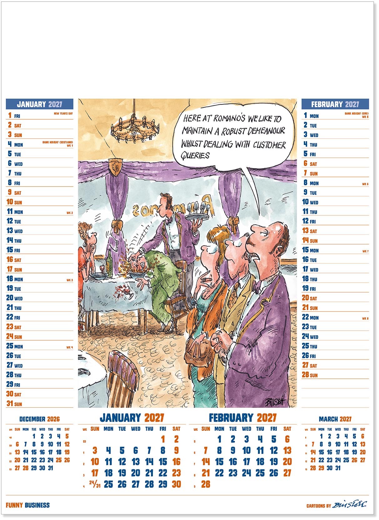 Funny Business Calendar
