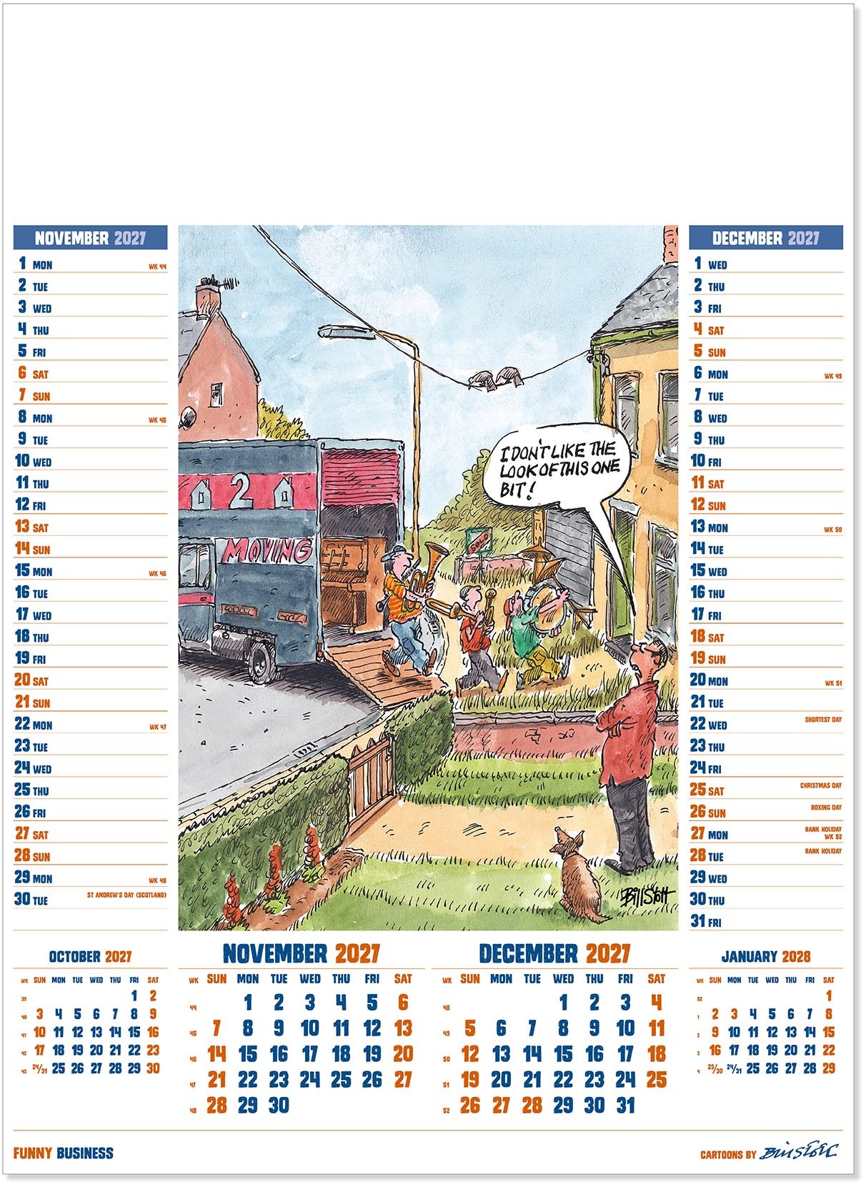 Funny Business Calendar
