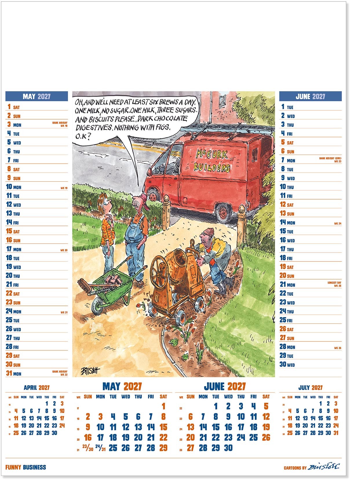 Funny Business Calendar