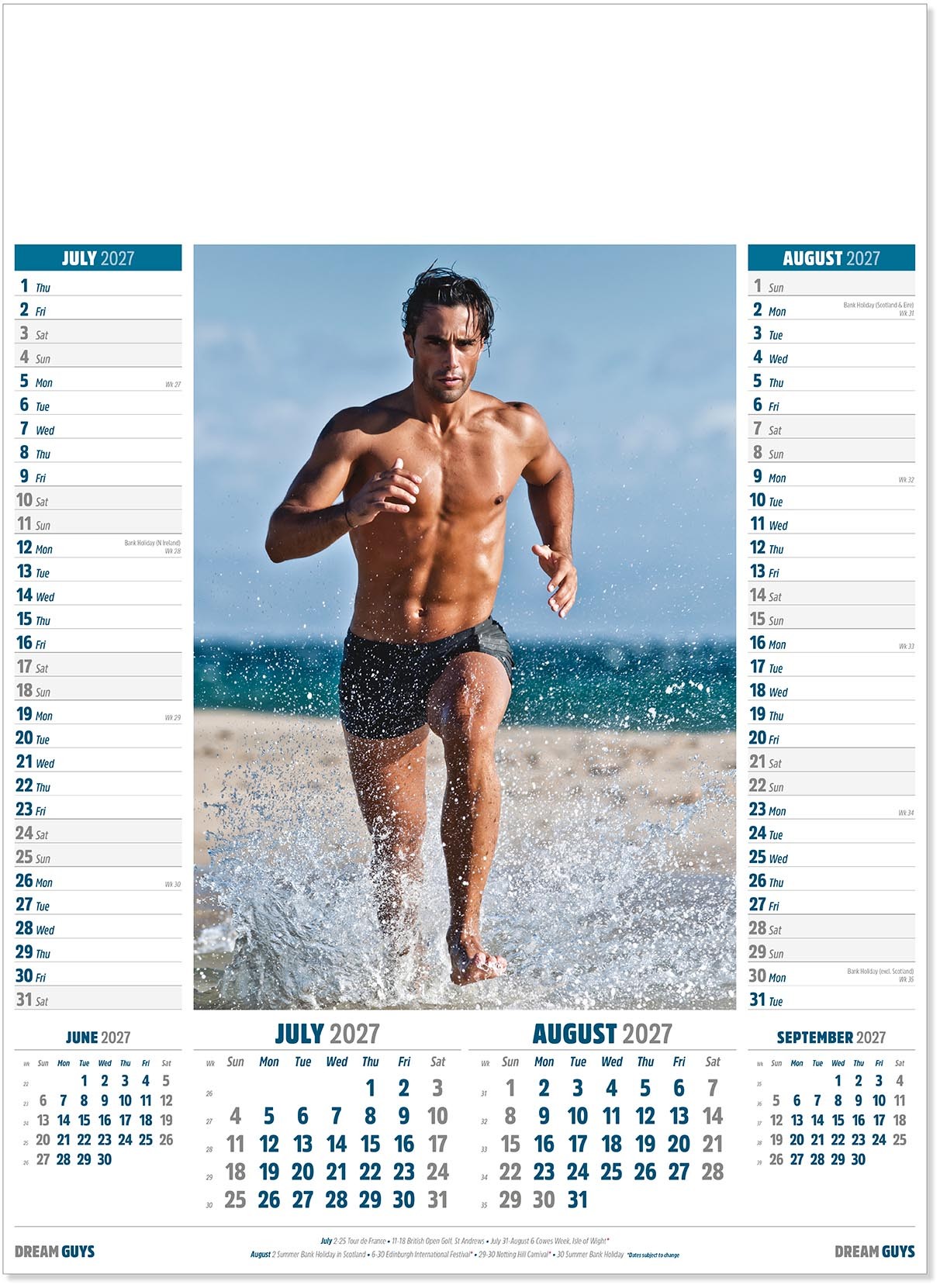 Dream Guys Calendar