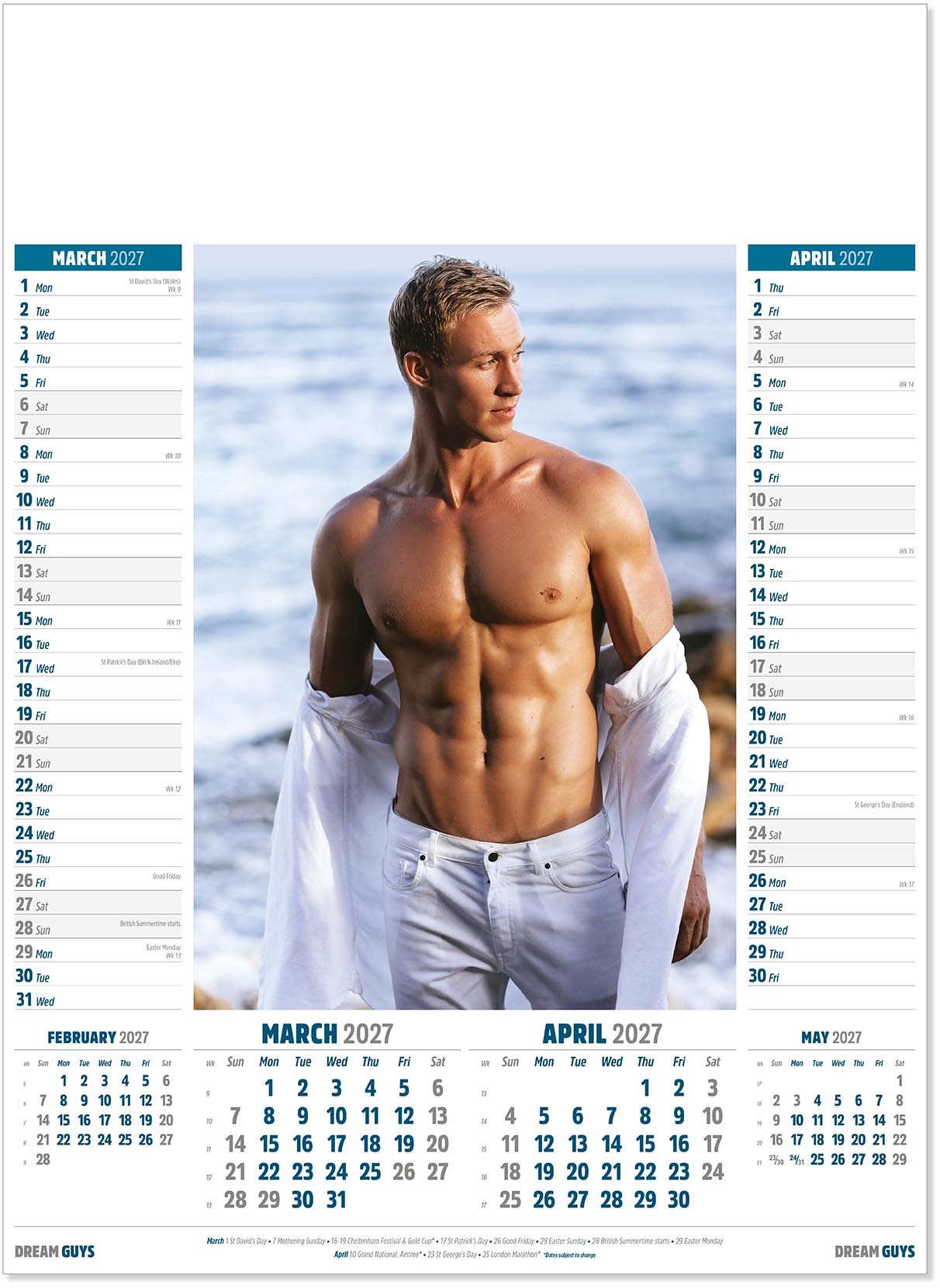 Dream Guys Calendar