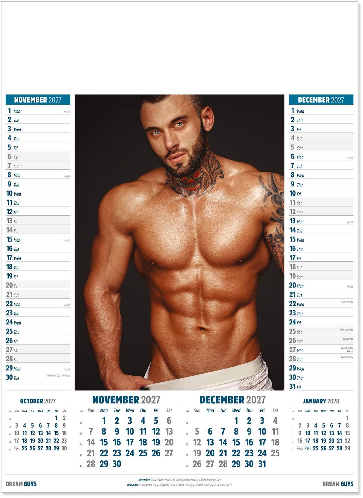Dream Guys Calendar