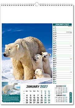 Natural World Wall Calendar