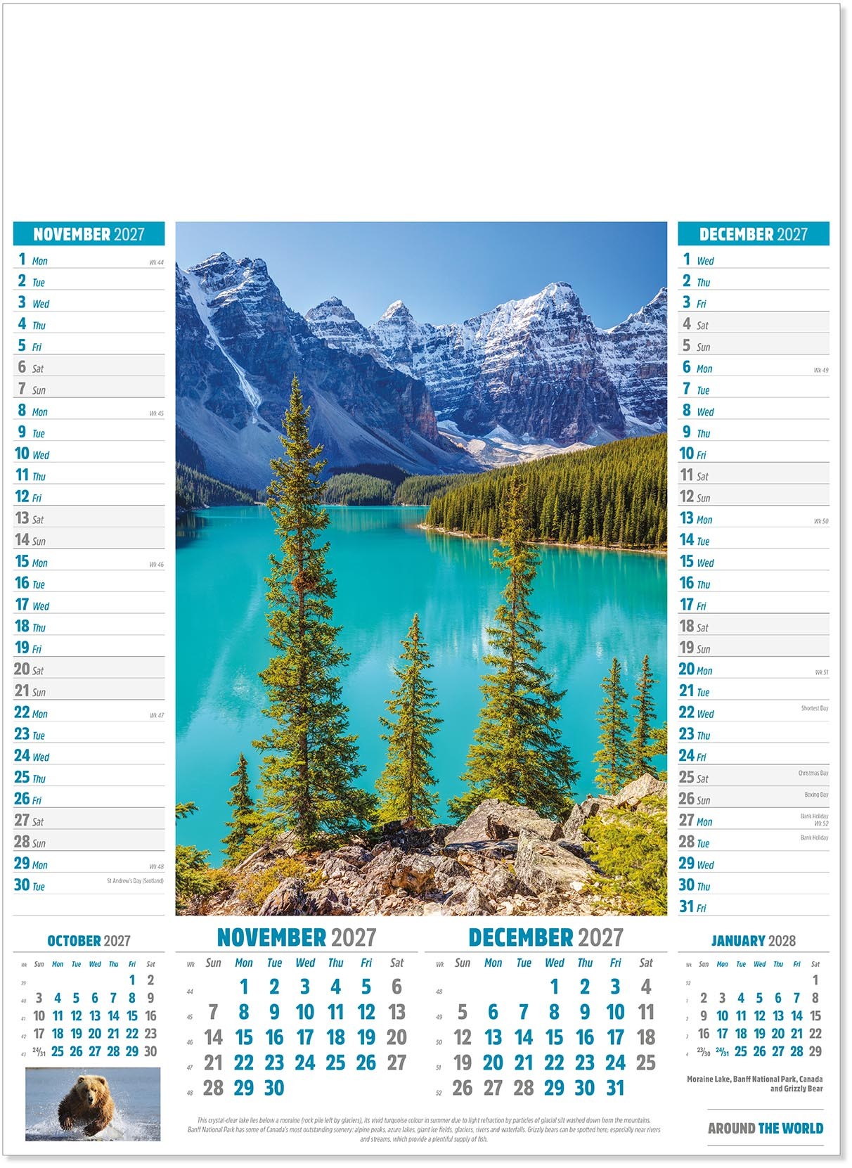 Around the World Calendar