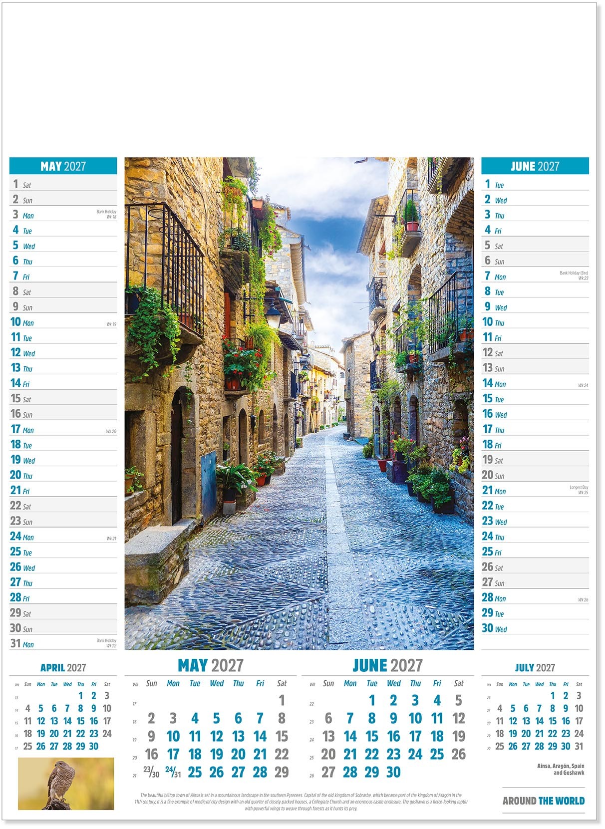 Around the World Calendar