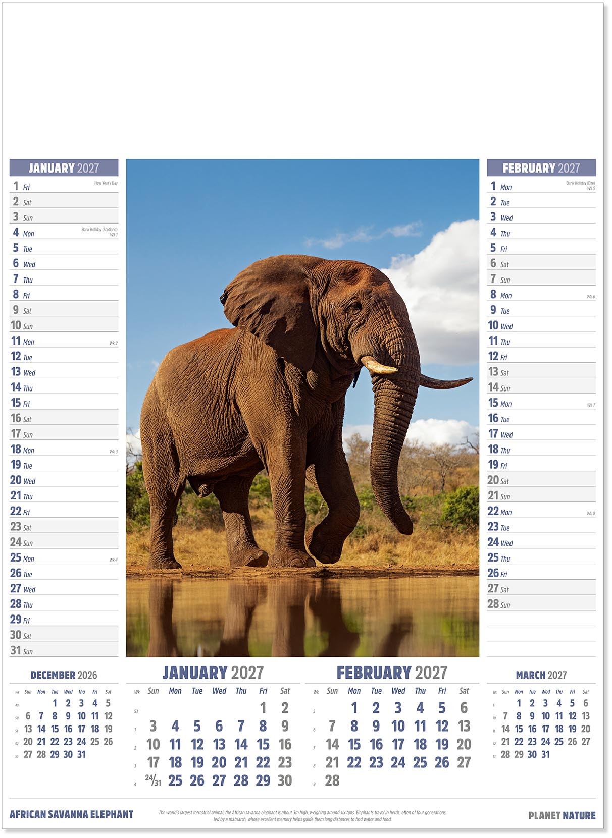 Planet Nature Calendar