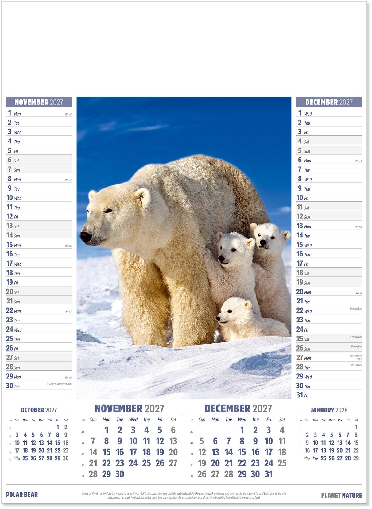 Planet Nature Calendar