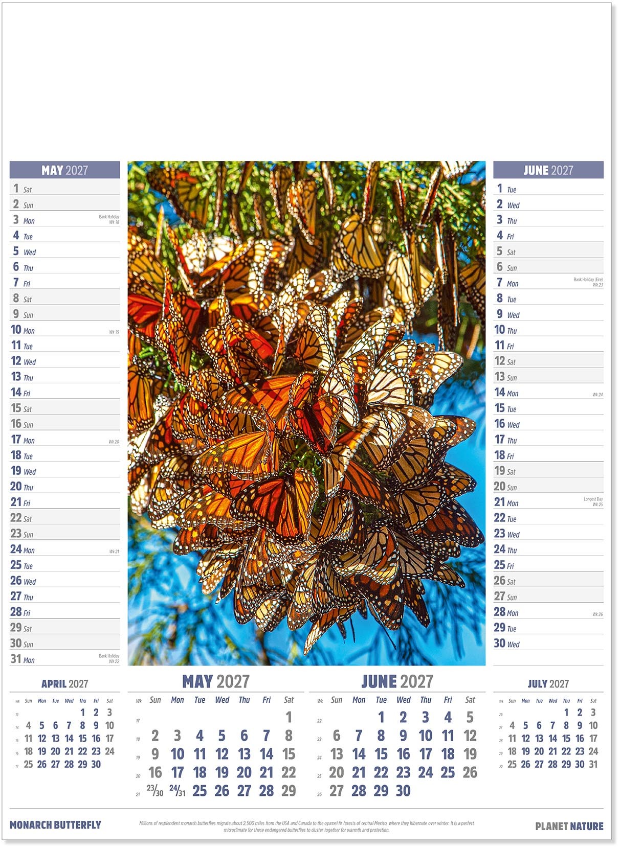 Planet Nature Calendar