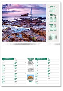 Pictorial Britain Postage Saver Calendar