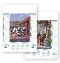 Working Horse Calendar