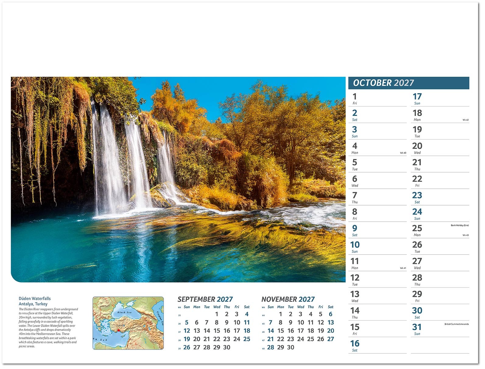 Destinations Wall Calendar
