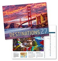 Destinations Wall Calendar
